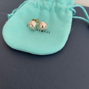 Tiffany & Co. Sterling Silver Hardwear Chain Stud Earrings